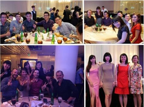 Dàn trai xinh gái đẹp của công ty, mà hầu như đã có chủ cả