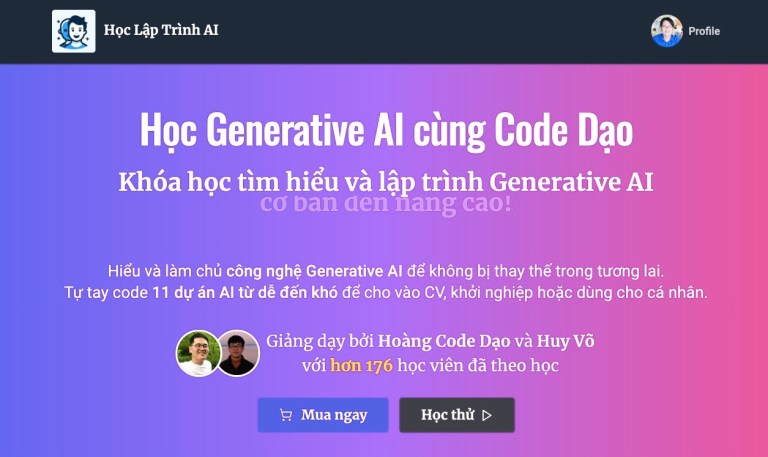 Toidicodedao Python Năm 2025, And em Dev mình học Generative AI để làm gì? | Từ coder đến ...